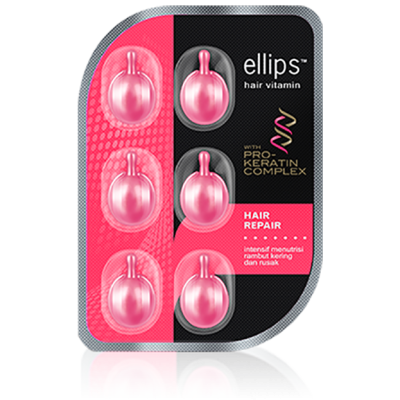 Капсулы для восстановления сильно поврежденных волос Ellips PRO-KERATIN 6 caps Hair Repair