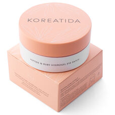 Koreatida peptide and ruby hydrogel eye patch