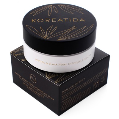 Гидрогелевые патчи для глаз Koreatida с пептидами и экстрактом жемчуга peptide and black pearl hydrogel eye patch